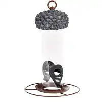 Distributeur de graines pour oiseaux Gland H. 27cm