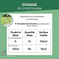 Croq mousse des gazons - biostimulant naturel