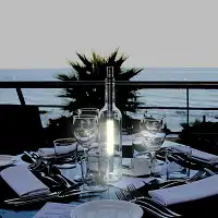 Lampe décorative pour bouteille - Lumière blanche chaude 3000K - Tube gris