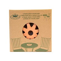 Set de 10 spirales à la citronnelle et support en terre cuite
