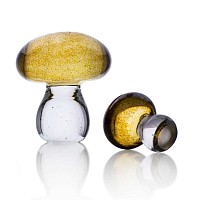 Champignon décoratif en verre soufflé - Cèpe
