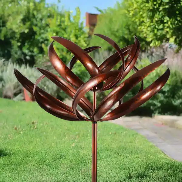 eolienne jardin decorative burghley bronze