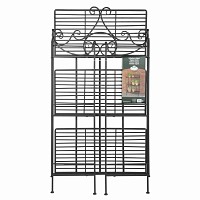 Étagère pliante pour plantes en fer 3 niveaux 113cm