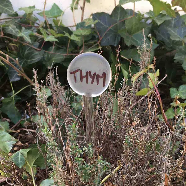 etiquette jardin artisanale