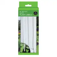 Etiquettes pour plante et potager imputrescibles x20 - L.20cm, Blanc
