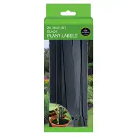 Etiquettes pour plante et potager imputrescibles x20 - L.20cm, Noir