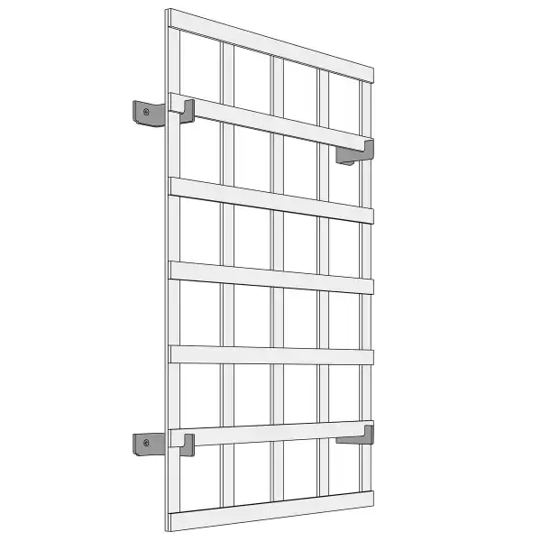exemple fixation murale treillis dafe19