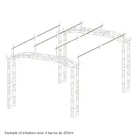 Barre de liaison 355cm pour arche