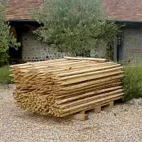 Ganivelle 1.2m haut x 5m - en châtaignier espacement 5cm
