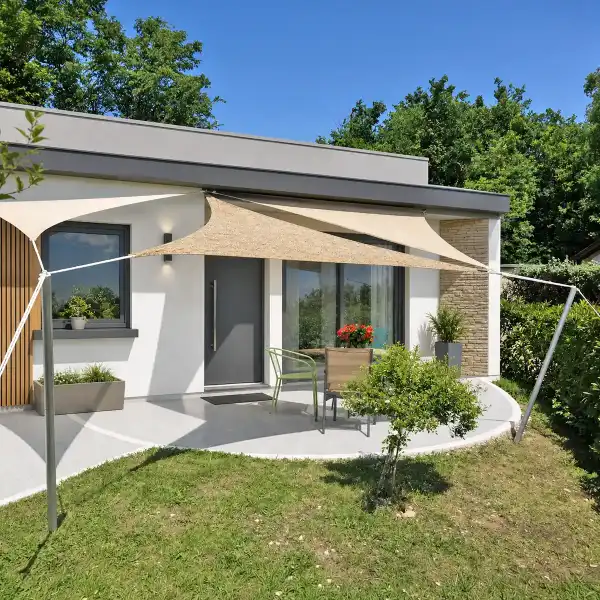fixaton voile ombrage terrasse