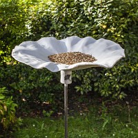 Tuteur décoratif feuille de Lotus en porcelaine