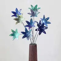 Fleurs décoratives artisanales en acier  Fleurs décoratives artisanales en acier