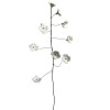 Fleurs de porcelaine sur branche en acier - 45cm