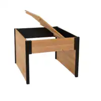 Abri pour robot tondeuse en bois avec jardinière L.60 x P.70 x H.47cm