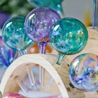 Globe d'arrosage en verre pour plante, cristal de Baccarat - Réserve d'eau 0.5L ou 1L
