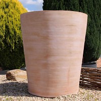 Grand pot de fleur en terre cuite diam. 80cm - 450L
