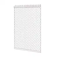 Support plantes grimpantes pour arche en acier galvanisé - H.66 cm - lot de 2