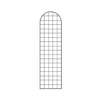 Treillis mural - grille pour plante grimpante en acier L.50 x H.180cm