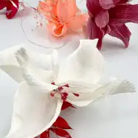 Guirlande lumineuse Rose-Or en papier 2m - Kit DIY loisirs créatifs