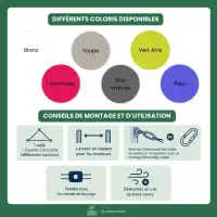 Voile d'ombrage triangle haut de gamme Easy Sail, déperlante et imperméable
