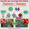 Feutre de culture pour tomates et fraisiers pré percé 5m x 60cm