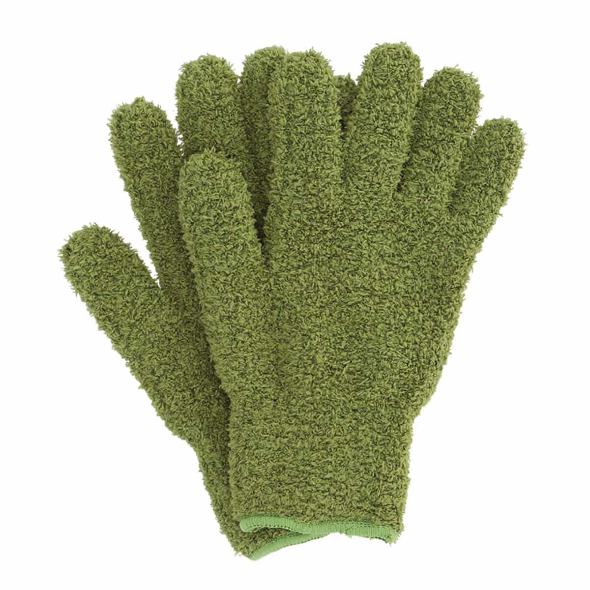 jardin gants plantes poussiere