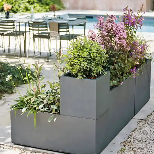 jardiniere anthracite plastique qualite