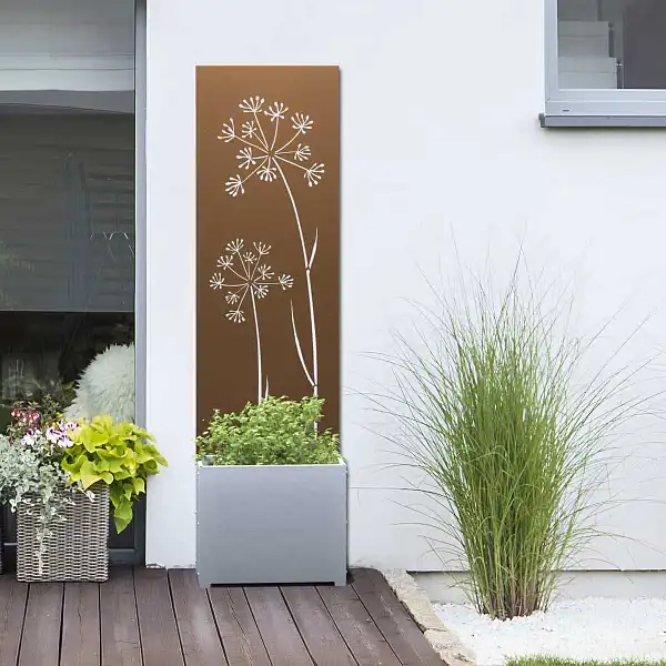 jardiniere panneau terrasse