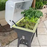 Potager sur pieds avec cloche à semis Calipso COMBI 40L