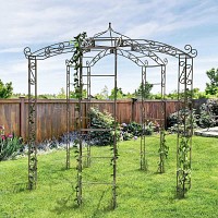 Kiosque gloriette en fer 5 pieds Pagode 5,20m2
