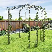 Kiosque gloriette en fer 4 pieds Pagode 5,70m2