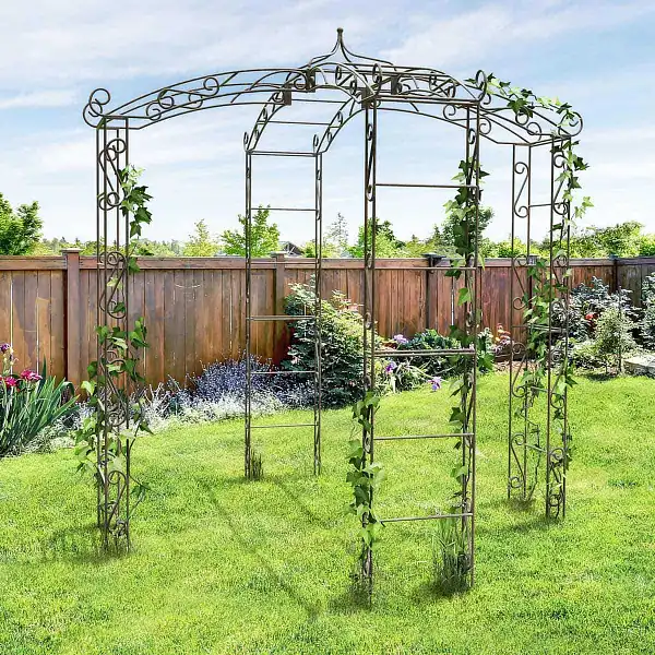 kiosque jardin fer 5 7 low kiosque jardin fer 5 7 low
