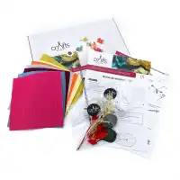 Guirlande lumineuse multicolore en papier 2m - Kit DIY loisirs créatifs