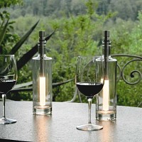 Lampe décorative pour bouteille - Lumière blanche chaude 3000K - Tube gris