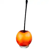 Sculpture - Lampe cerise en cristal rouge