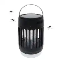Lampe anti-moustiques et anti-mouches UV portable et rechargeable
