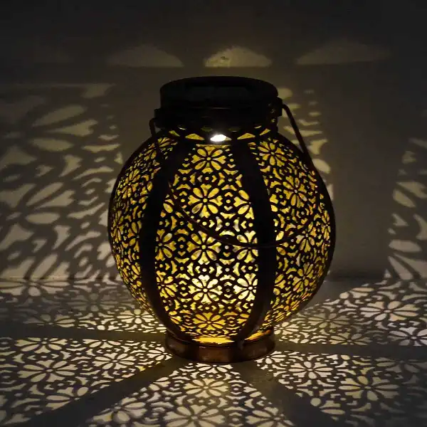 lanterne solaire bronze