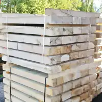 Traverse paysagère en bois de chêne 120x20x10cm