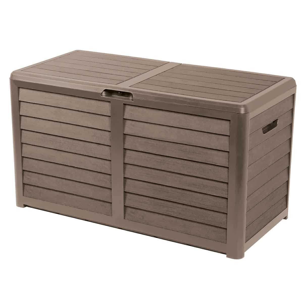 malle jardin taupe