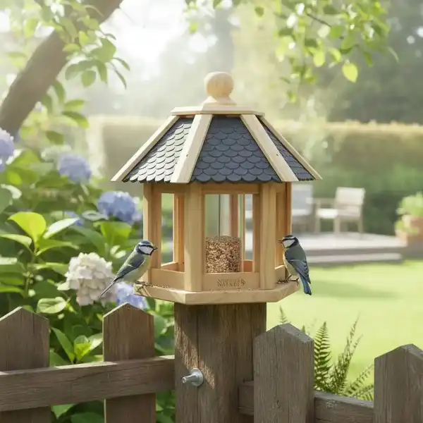 mangeoire graines silo maison