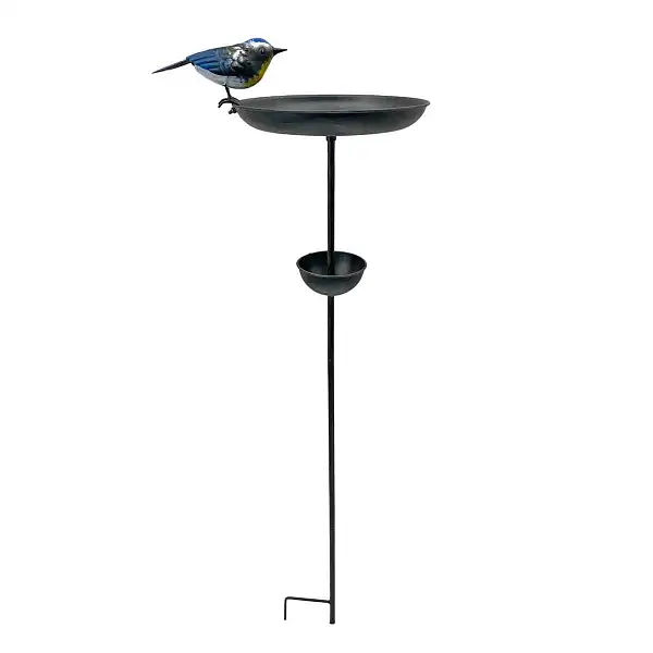 mangeoire oiseau sur pied mesange