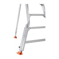 Echelle tripode Mimax+6 sécurisée - H.2,14m - 3 pieds ajustables