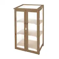 Mini serre de jardin pour balcon en bois et polycarbonate