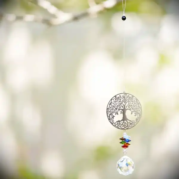 mobile arbre vie argent