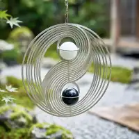 Mobile à vent Ying Yang D.20cm