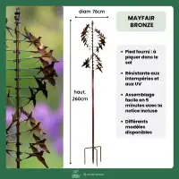 Eolienne Mayfair - Bronze - H. 260 x D. 76cm