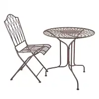 Salon de jardin Sophia en acier style fer forgé