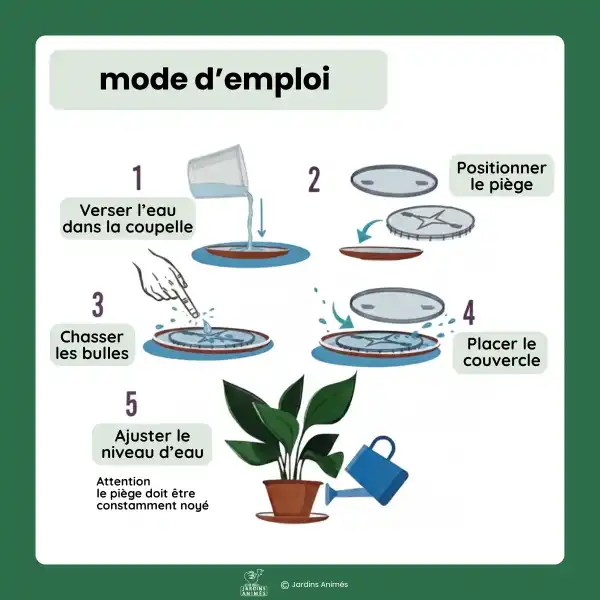 mode emploi piege larve moustique soucoupe