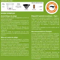Piège anti larves de moustiques bio