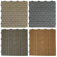 Dalle de jardin clipsable en plastique